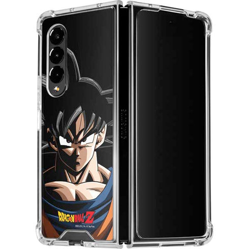 Dragon Ball Z Goku Portrait Galaxy Z Fold4 5G Clear Case